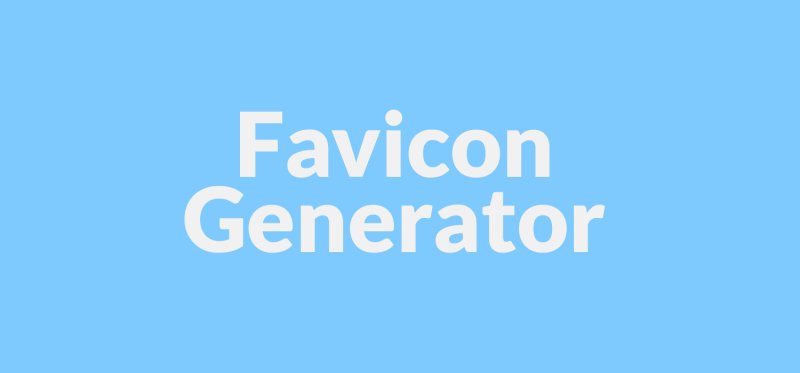 Favicon Generator